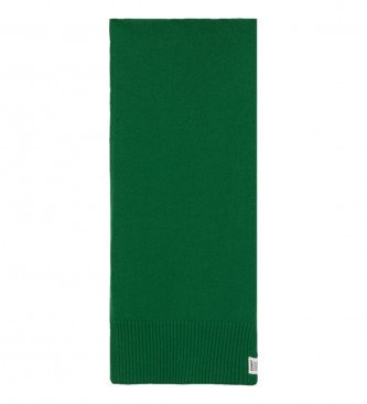 ECOALF Wełniany szalik z recyklingu Woolalf zielony
