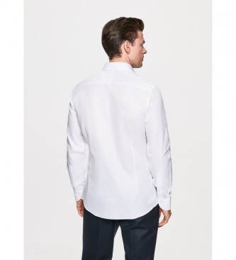 Hackett London Camisa Oxford Slim Fit blanco