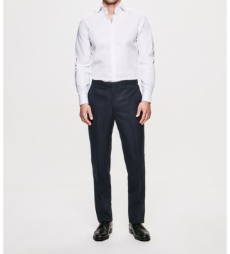 Hackett London Slim Fit Oxford-skjorte hvid