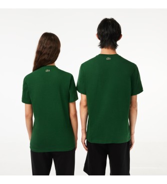 Lacoste Camiseta Unisex con logo verde