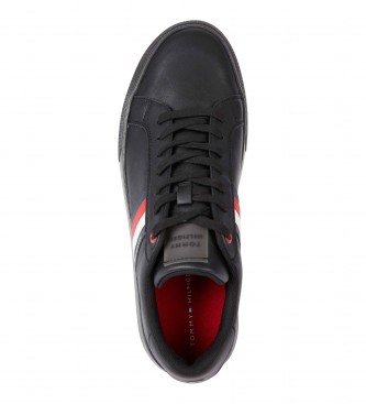 Tommy Hilfiger Sneakers in pelle nera con suola preformata