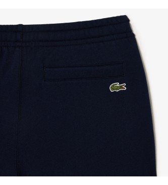 Lacoste Pantaloni sportivi da jogging stampati con marchio blu scuro
