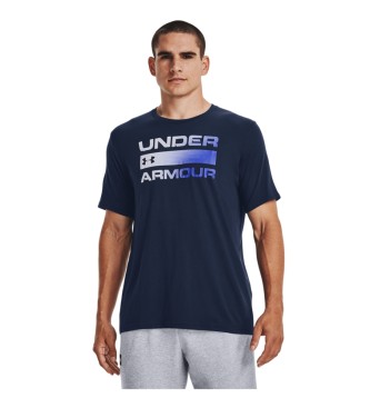 Under Armour UA Team Issue Wordmark Kortrmet Navy T-shirt