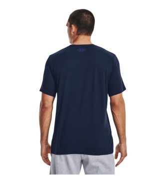 Under Armour UA Team Issue Wordmark Short Sleeve Navy T-Shirt