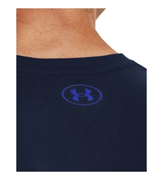 Under Armour UA Team Issue Wordmark Kortrmet Navy T-shirt