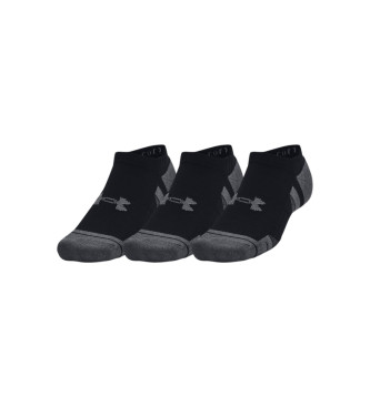 Under Armour Pack of three black sock shorts