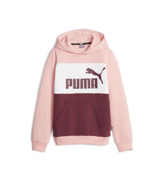 Puma Essentials+ Colourblock Hoodie pink
