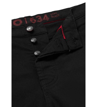 HUGO Jeans med smal passform Elastisk svart