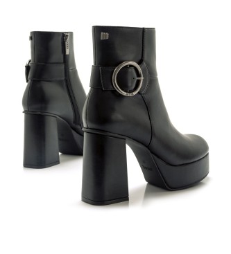 Mustang Sindy ankle boots black -Height heel 9cm