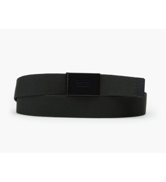 Levi's Ceinture de toile chauve-souris tonale Noir 