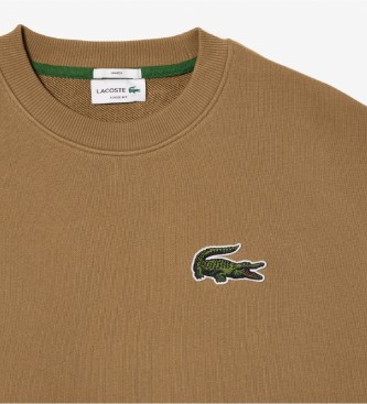 Lacoste Sweatshirt Jogger Loose fit Logo marron