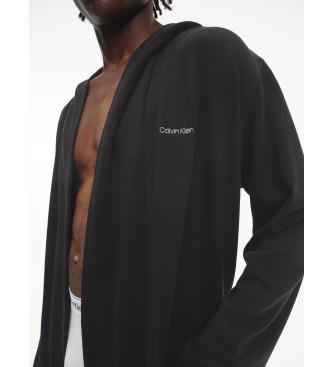 Calvin Klein Black homewear bathrobe