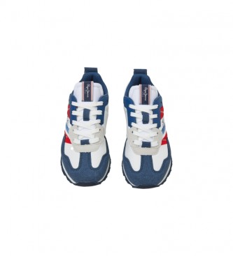 Pepe Jeans Foster Print Combination Sneakers navy, red