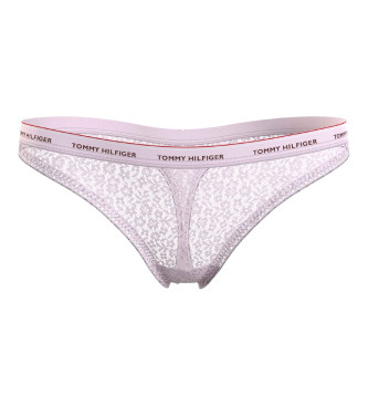 Tommy Hilfiger 3-pack Thongs Premium Essential svart, vit, rosa