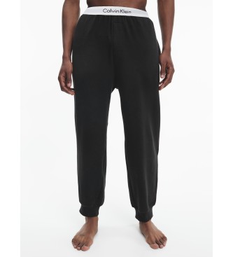 Calvin Klein Pantaloni da jogging in cotone moderno nero