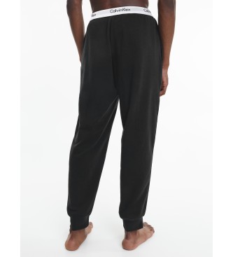 Calvin Klein Pantaloni da jogging in cotone moderno nero