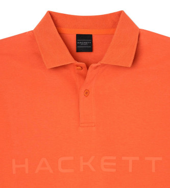 Hackett London Polo arancione essenziale