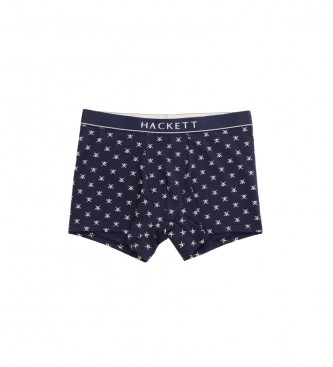 Hackett London Pack 2 Icon navy boxer shorts