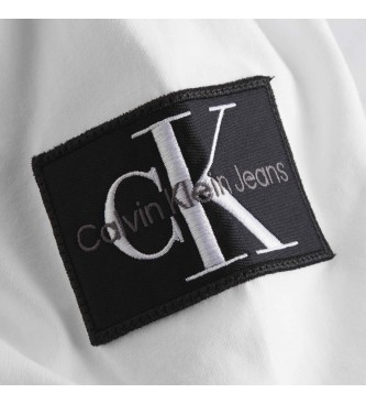 Calvin Klein Jeans Badge Hoodie vit