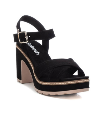 Refresh Sandals 171560 black -Height heel 8cm