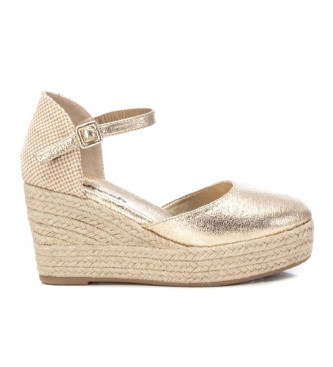 Refresh  Sandals 171958 gold -Height 8cm wedge
