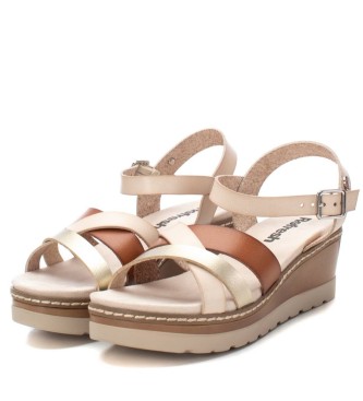 Refresh Sandals 171785 white -Height wedge 6cm