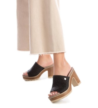 Refresh Sandals 171803 black-Heel height 8cm