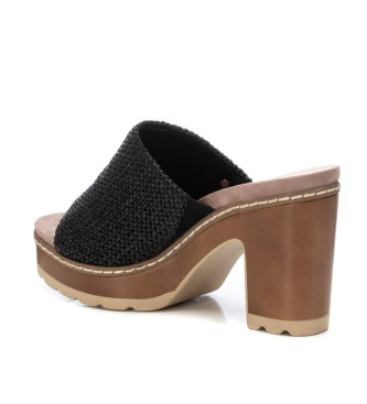 Refresh Sandals 171803 black-Heel height 8cm