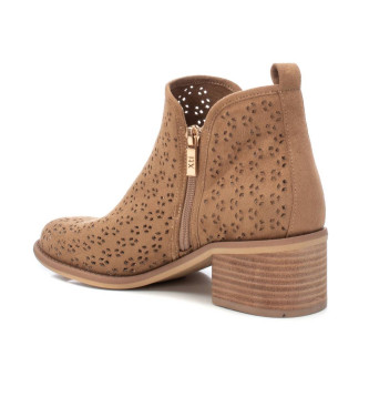 Xti Ankle Boots 142255 Brown -Height Heel: 5Cm