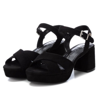 Xti Sandals 142359 black -Height heel 7cm
