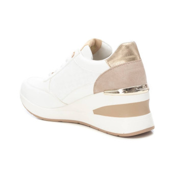 Xti Sneakers 142413 Bianca -Altezza Zeppa 5Cm-