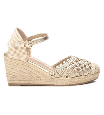 Xti Wedges 142893 gold -Height wedge 8cm