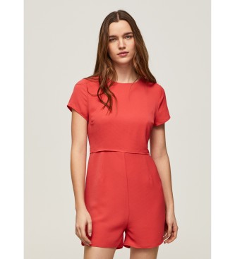 Pepe Jeans Pernella Red Jumpsuit