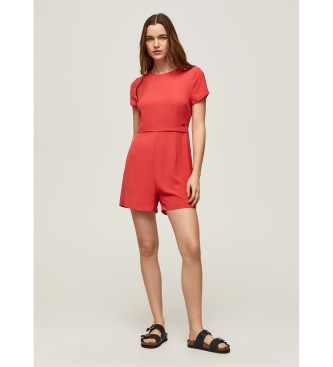 Pepe Jeans Pernella Red Jumpsuit