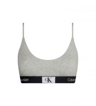 Calvin Klein Biustonosz na cienkich ramiączkach Ck96 szary