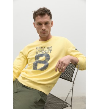ECOALF Sweat-shirt Greatalf B jaune