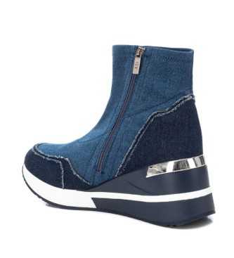 Xti Ankle boots 142646 navy -height 7cm heel