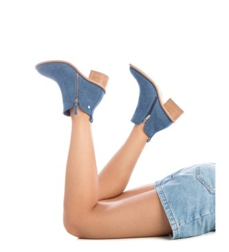 Xti Ankle boots 142761 navy -height heel: 5cm