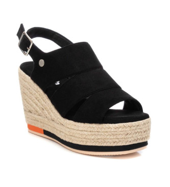 Refresh Sandals 171537 black -Height wedge 8cm