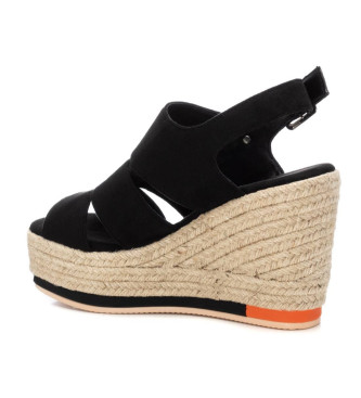 Refresh Sandals 171537 black -Height wedge 8cm