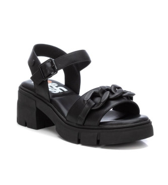 Refresh Sandals 171921 black -Height heel 6cm