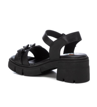 Refresh Sandals 171921 black -Height heel 6cm