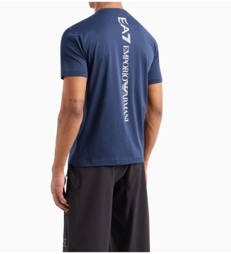 EA7 T-shirt com logtipo da srie Extended azul