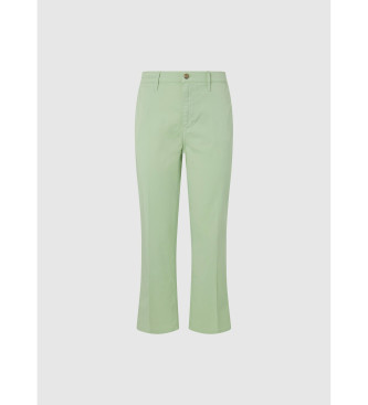 Pepe Jeans Lula green trousers