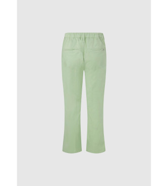 Pepe Jeans Lula green trousers