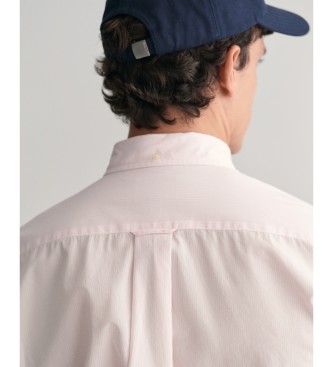 Gant Poplinska srajca Regular Fit Banker Stripe Light Pink