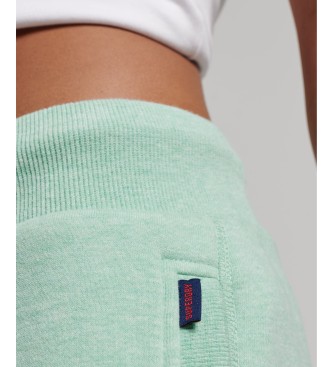 Superdry Pantalon de jogging avec logo brod Logo Vintage vert