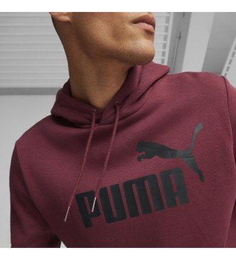 Puma Essentials Big Logo Hoody bordowy