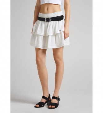 Pepe Jeans Skirt Fiore white