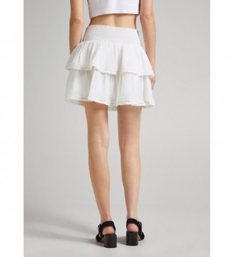 Pepe Jeans Skirt Fiore white